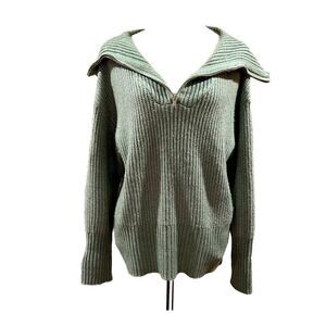 Cupcakes and cashmere quarter zip sweater